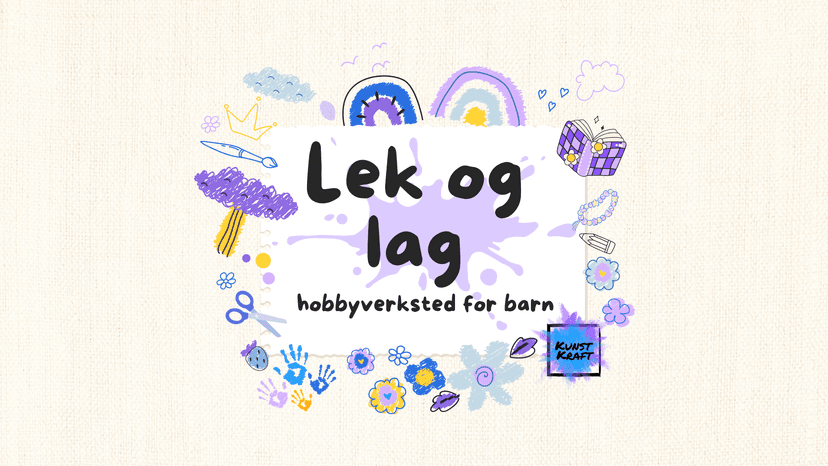 Lek og lag-hobbyverksted for barn