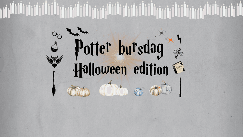 Harry Potter bursdag-Halloween edition